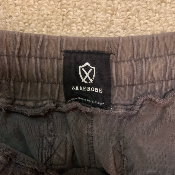 Jogger style men’s sweat shorts. Zanerobe. - Picture 3 of 3